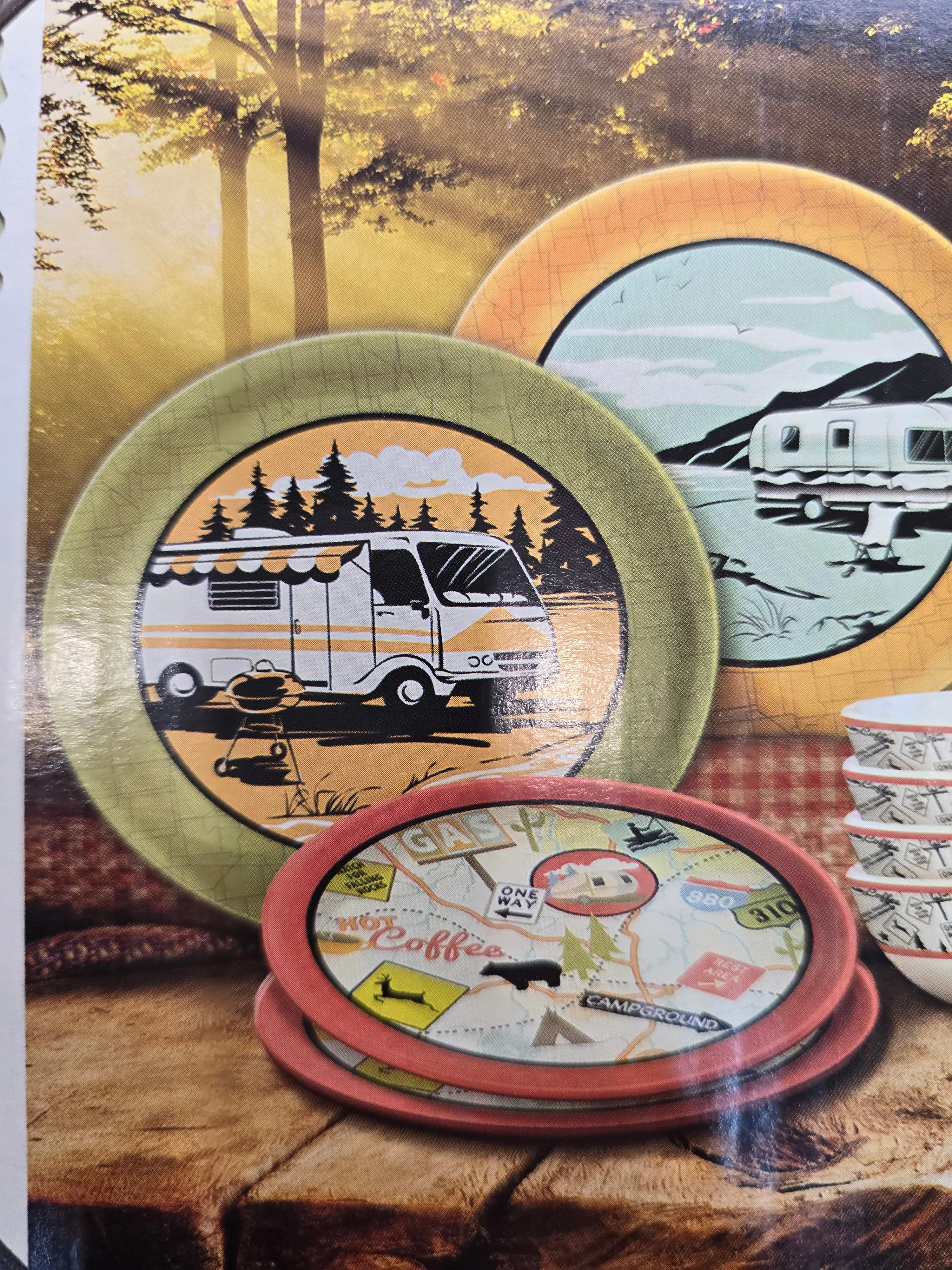 12 PIECE CAMPING DISH SET