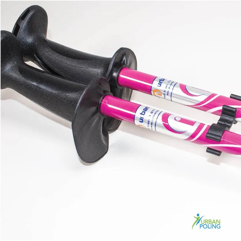 4Life Urban Poling Pink/Silver, Hiking Poles