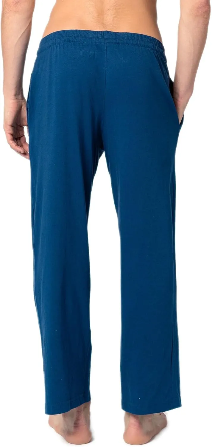 Andrew Scott Men's Lounge Pants | Multi Packs & Colors | Soft & Light Cotton Drawstring Yoga Lounge & Sleep PJ Pants