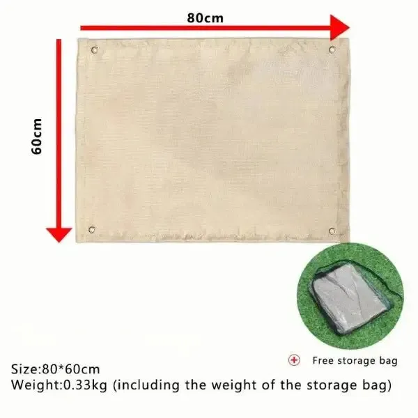 Camping fire retardant blanket