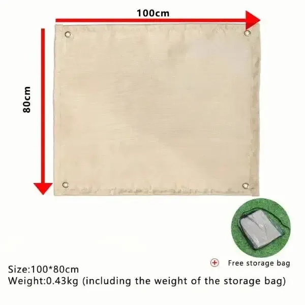 Camping fire retardant blanket
