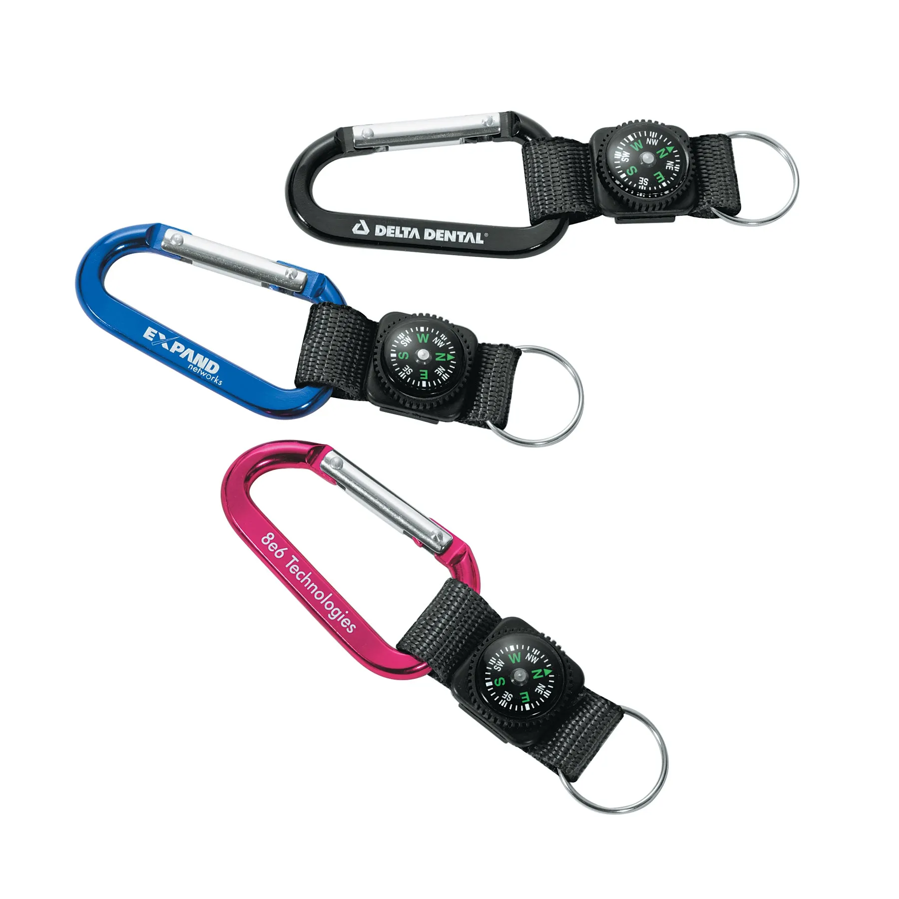 Carabiner with Compass