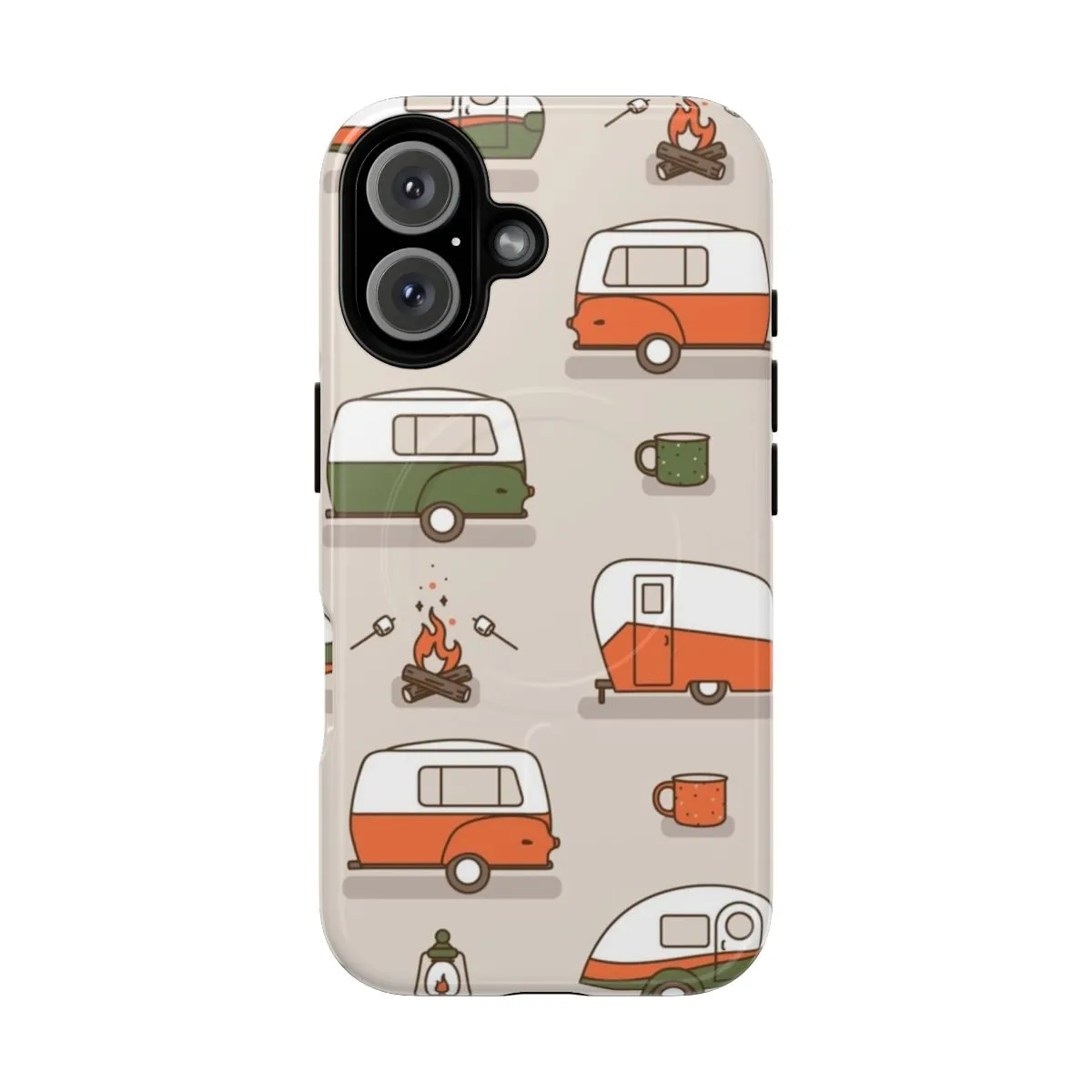 Colorful Happy Camper Phone Case