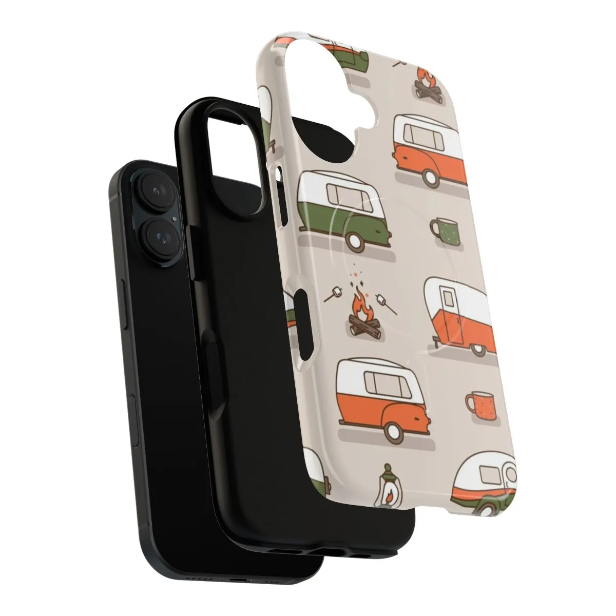 Colorful Happy Camper Phone Case