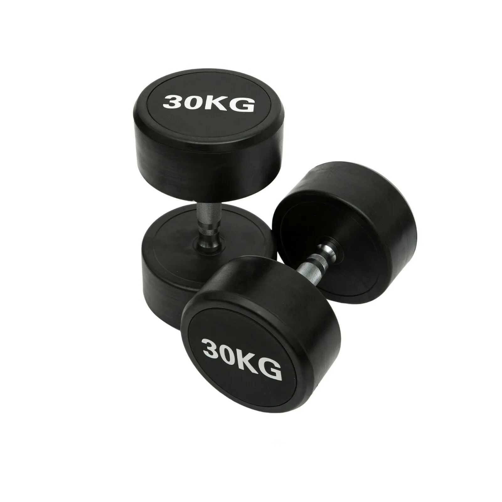 Commercial Round PU Dumbbell Full Set | 12 Pairs