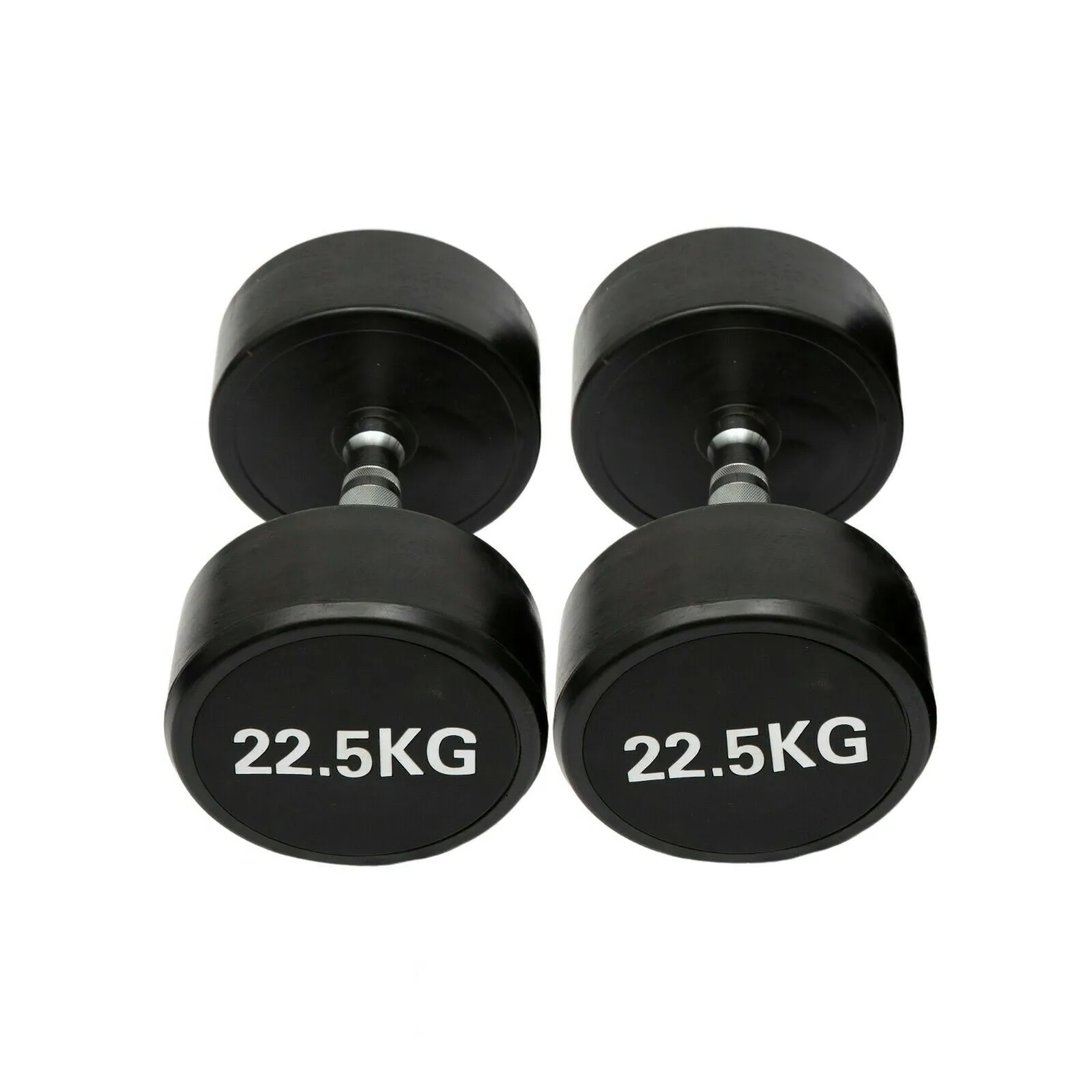 Commercial Round PU Dumbbell Full Set | 12 Pairs