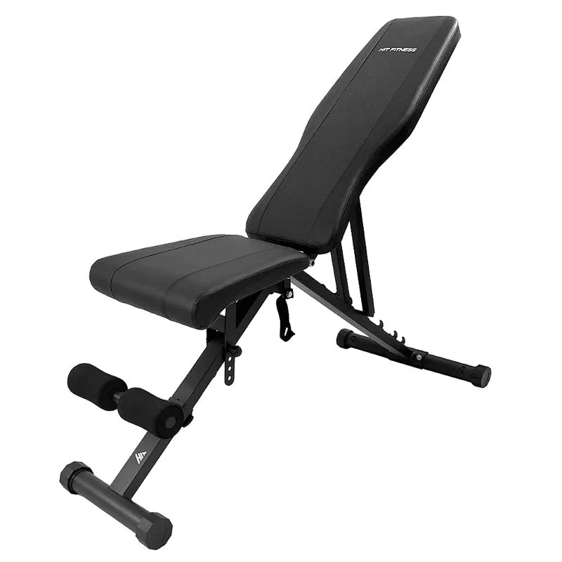 Hit Fitness Adjustable Dumbbells 24kg & Weight Bench