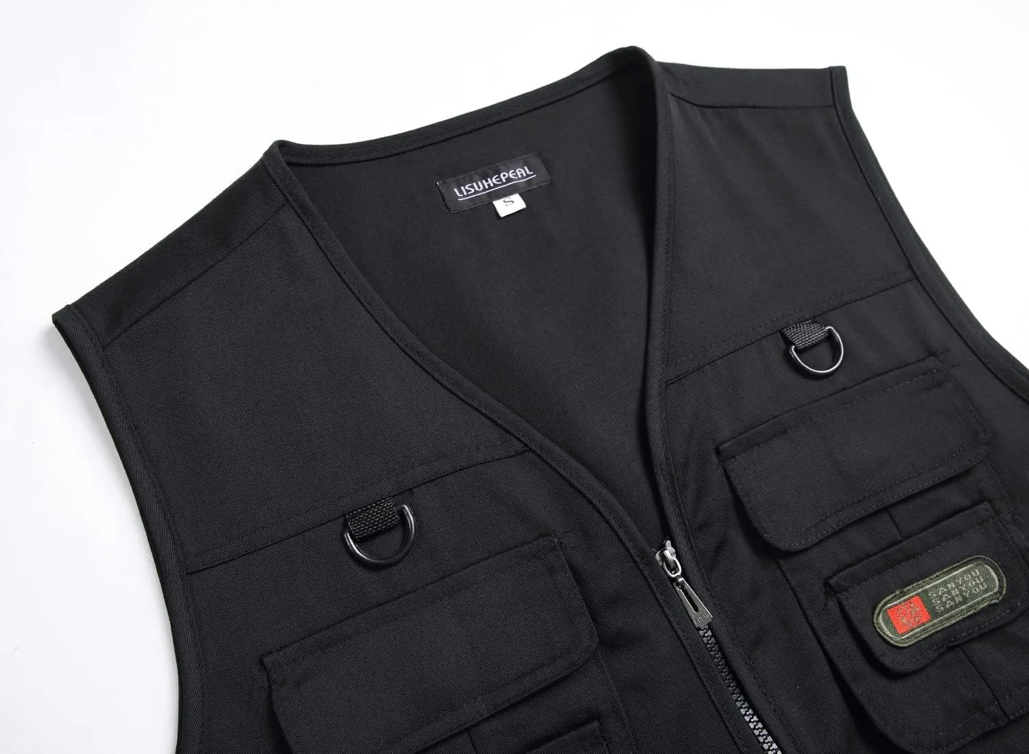 Men??s Fishing Vest Summer Outdoor Work Safari Travel Photo Vest with Multi Pockets