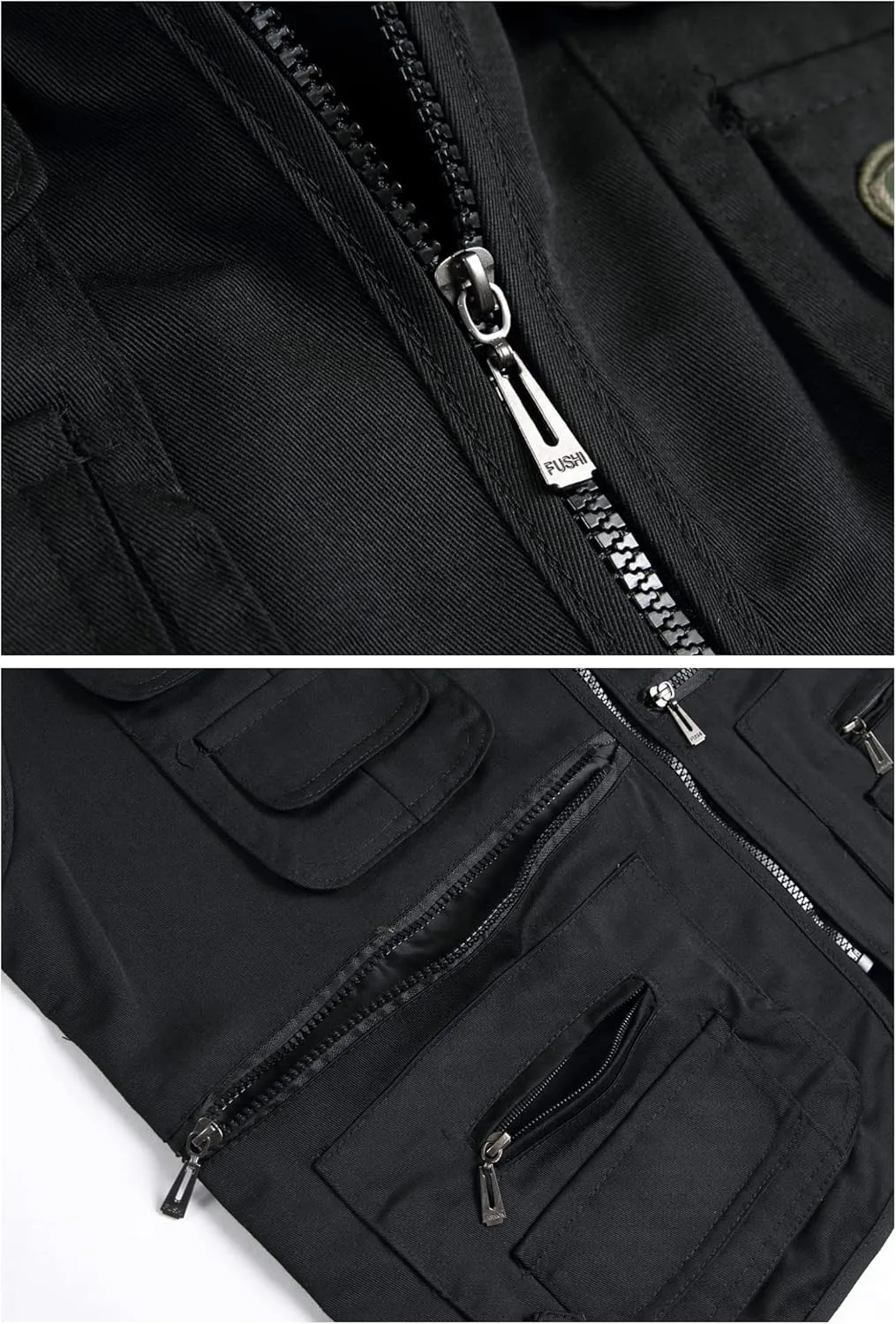 Men??s Fishing Vest Summer Outdoor Work Safari Travel Photo Vest with Multi Pockets