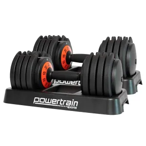 NNEDPE Powertrain GEN2 Pro Adjustable Dumbbell Set - 50kg