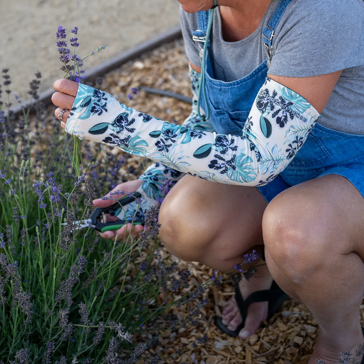 Protection Sleeves - Monstera - Blue FINAL SALE