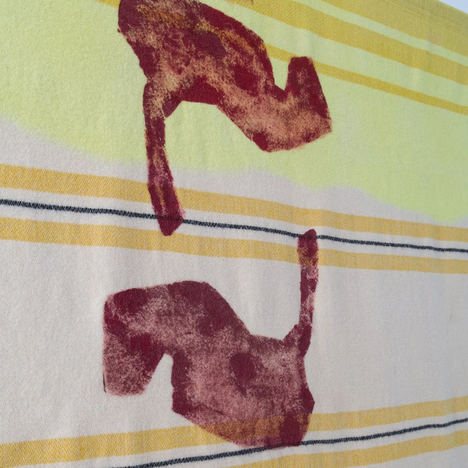 Quilt Painting 'Pattern Series 5' Tapestry Textile Art