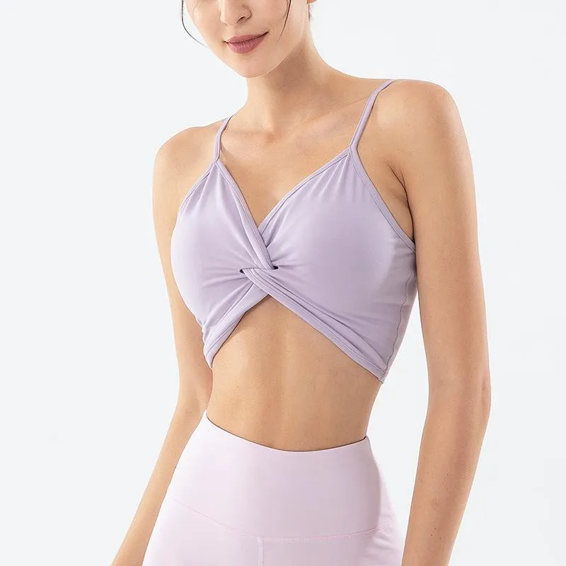 Shock-proof Gathering Shock-absorbing Bra