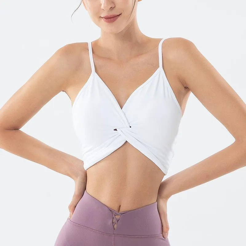 Shock-proof Gathering Shock-absorbing Bra