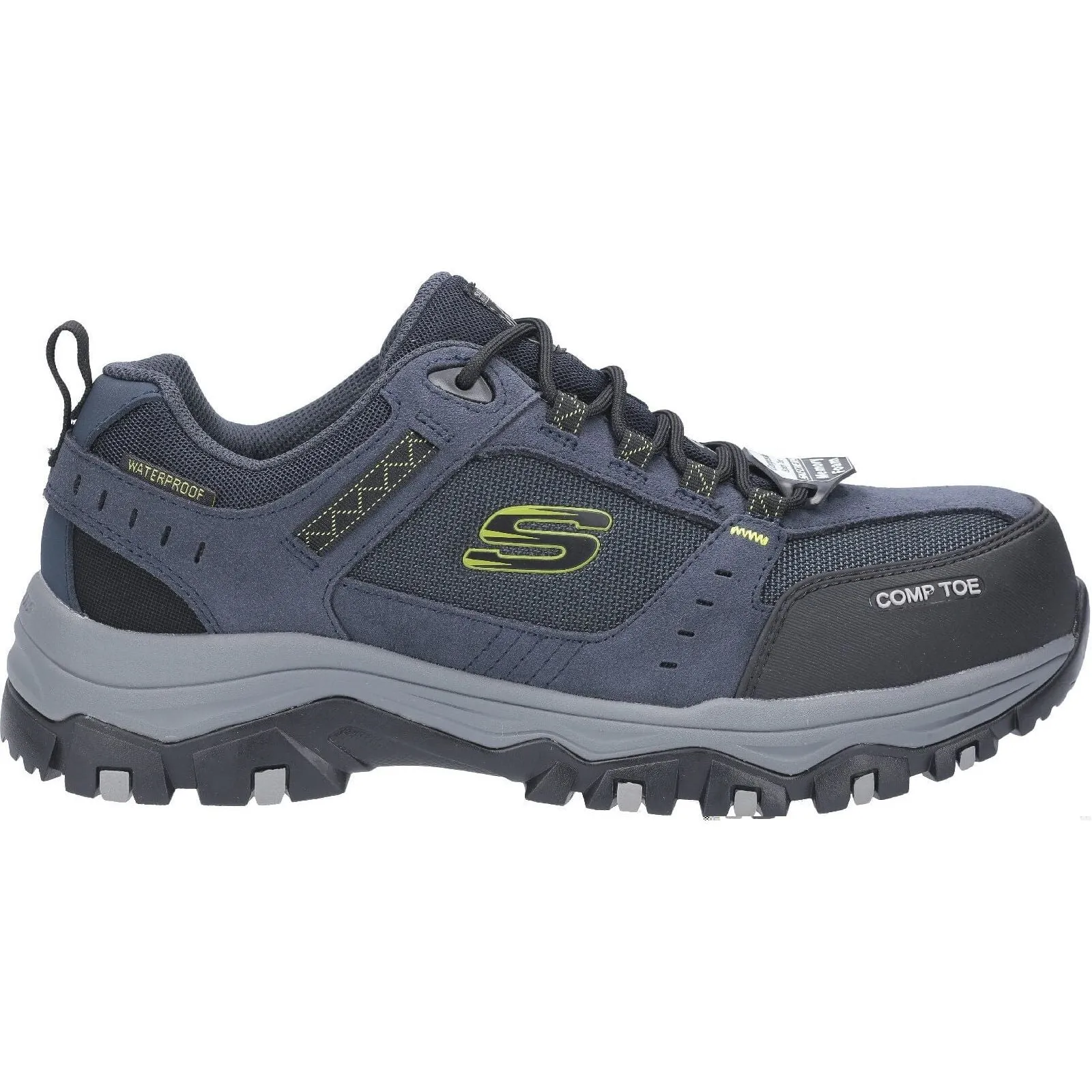 Skechers Greetah Composite Toe Cap Hiking Shoe Mens