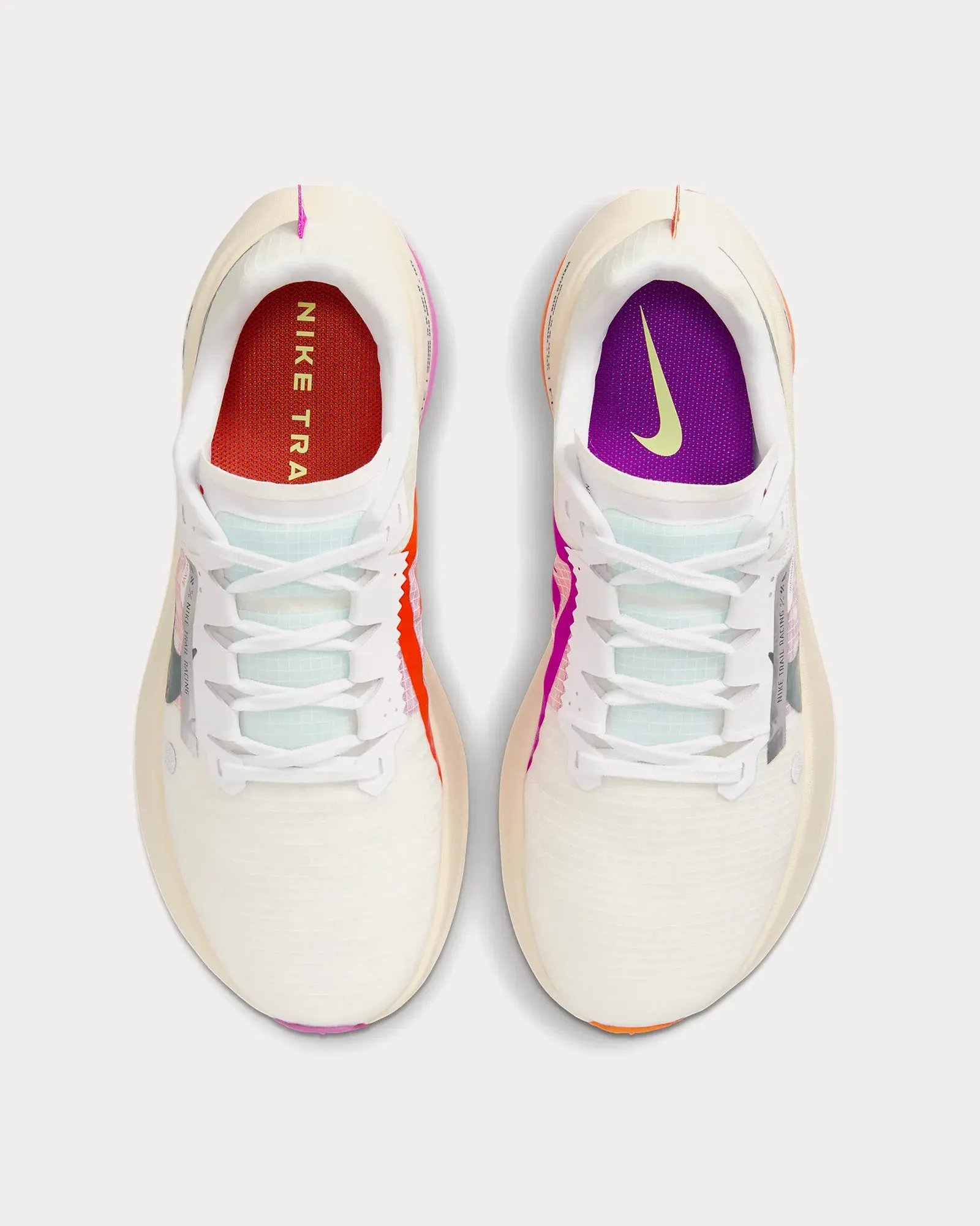 Ultrafly White / Safety Orange / Vivid Grape / Deep Jungle Running Shoes