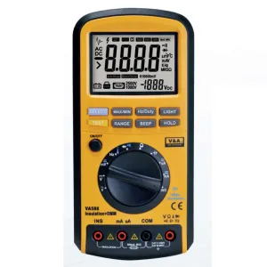 VA588, Portable Insulation Multimeter For Current, Voltage, Resistance, Frequency, Insulation Resitance, Temperature