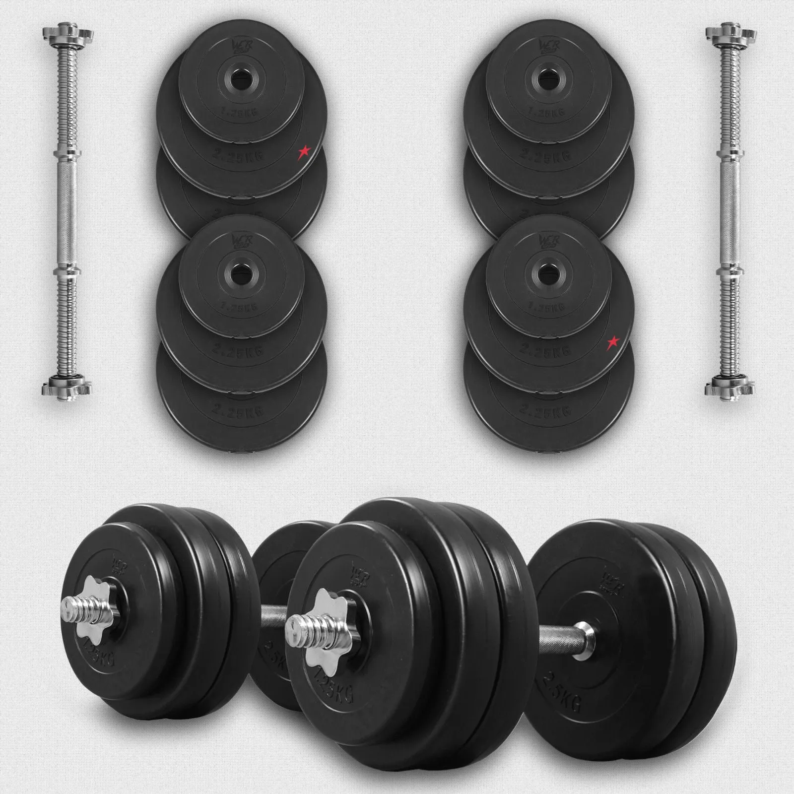 VinylXBell Dumbbell Set