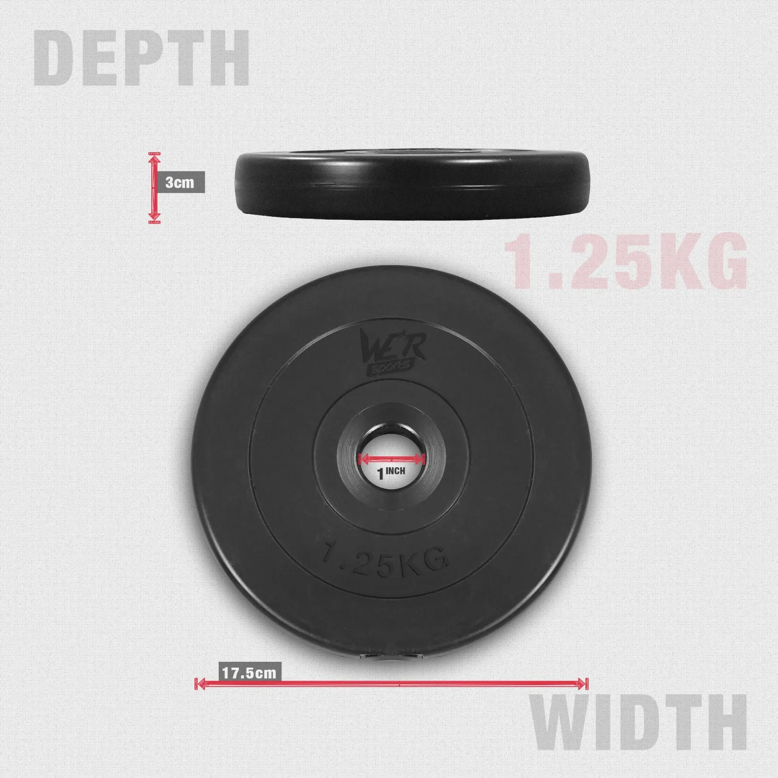 VinylXBell Dumbbell Set