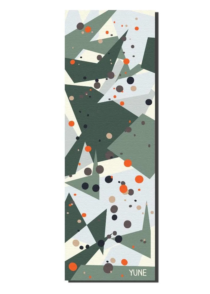 Yoga Mat | 6mm Thick | Green | Non-Slip | Eco Friendly | Yune Yoga | Basalt