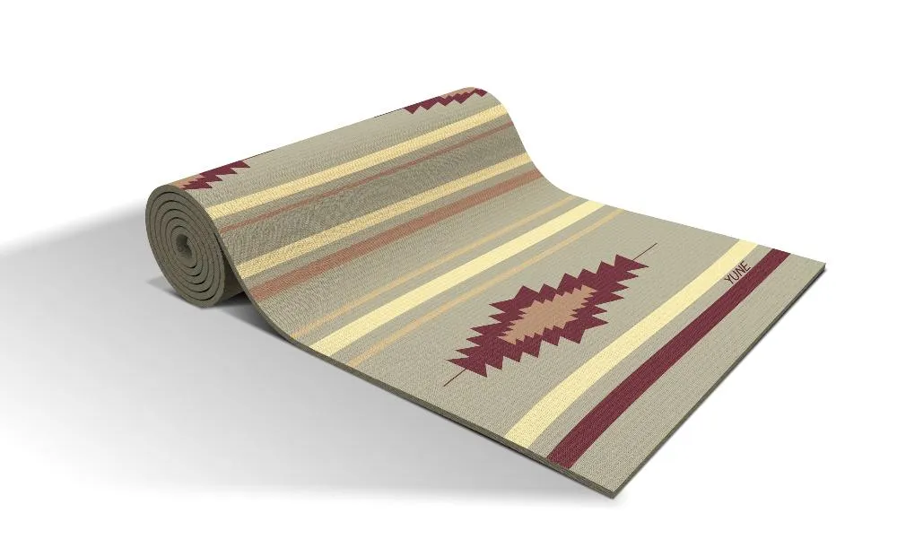 Yoga Mat | 6mm Thick | Grey | Non-Slip | Eco Friendly | Yune Yoga | Suzy