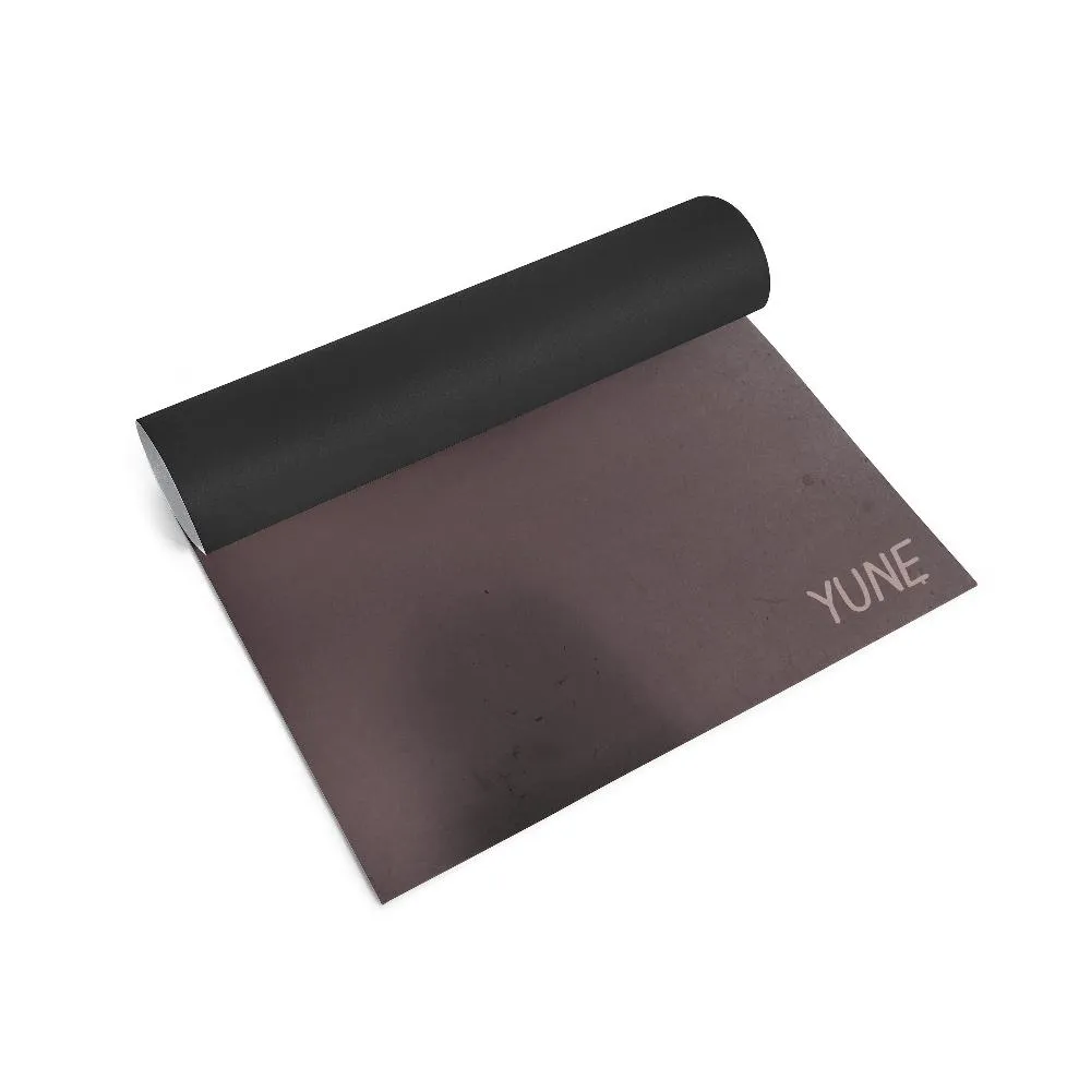 Yoga Mat | 6mm Thick | Maroon | Non-Slip | Eco Friendly | Yune Yoga | Korriban