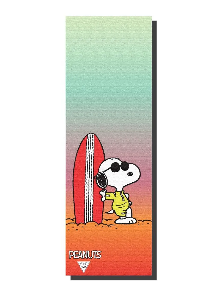 Yoga Mat | 6mm Thick | Snoopy | Non-Slip | Eco Friendly | Yune Yoga | Snoopy Surf